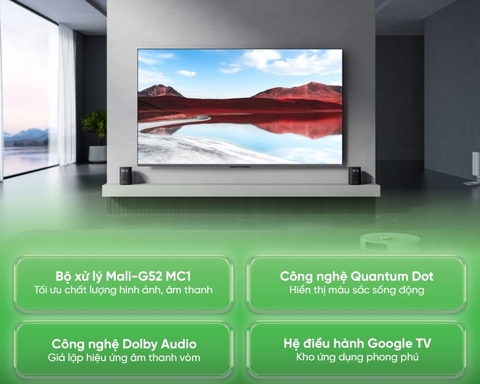 Google Tivi QLED Xiaomi A Pro 4K 55 inch L55MA-SSEA 2025