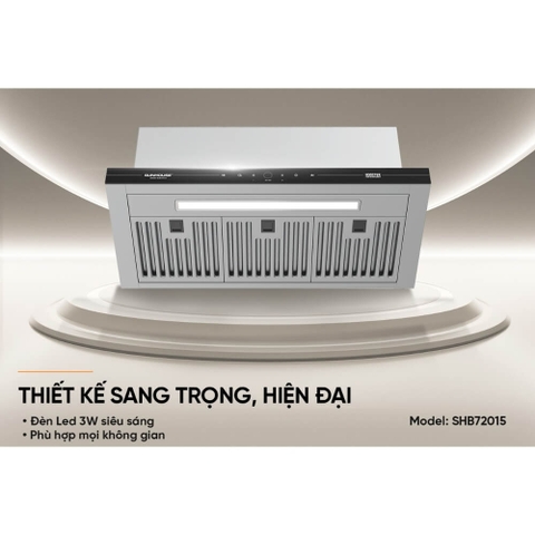 MÁY HÚT MÙI ÂM TỦ SUNHOUSE SHB72015