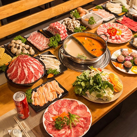 Buffet Lẩu Bò Mỹ, Hải Sản Chuẩn Vị Hàn Quốc