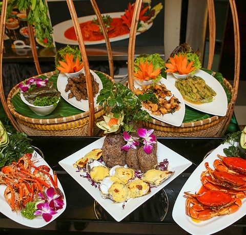Buffet Lẩu Nhật Hải Sản, Bò Mỹ & Dimsum Với 60 Món Nhúng Và 5 Vị Nước Lẩu