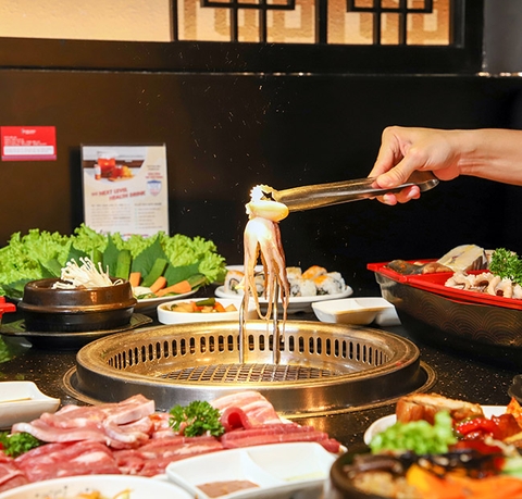 Buffet Trưa/ Tối Hơn 80 Món Nướng, Hải Sản, Lẩu Nhật Bản