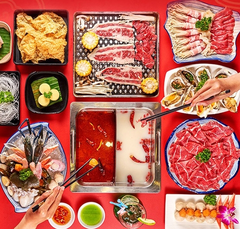 Siêu Phẩm Buffet Nướng Lẩu Hải Sản, Bò Mỹ Hơn 77 Món Nướng & Nhúng