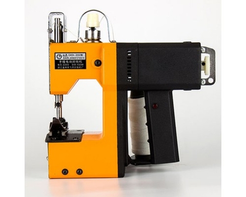 Máy may miệng bao gạo cầm tay GK9-200-bình dầu