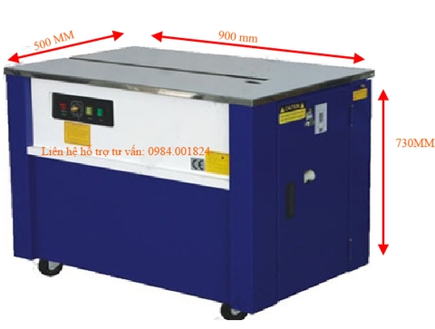 Máy đóng đai thùng carton bán tự động KZB-1