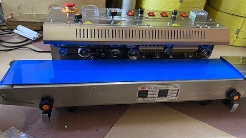 Máy hàn miệng liên tục in date FRM-980 nằm ngang