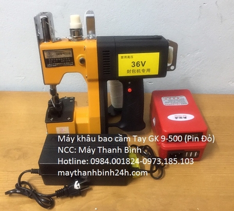 Máy Khâu bao Cầm tay GK9-500 Pin Đại