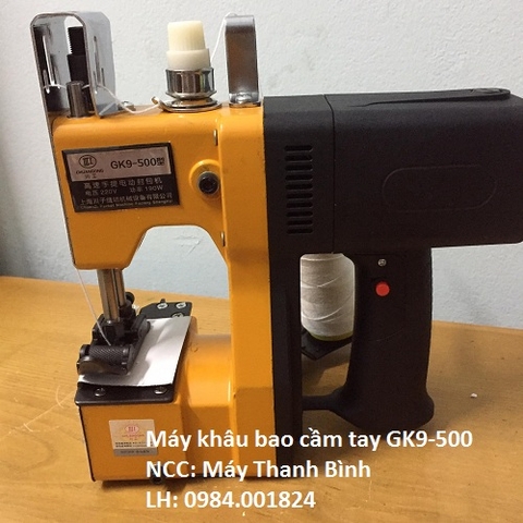 May khâu bao cầm tay Gk 9-500