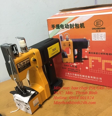 Máy khâu bao GK9-500 pin màu Đen