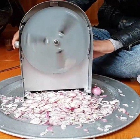 Máy thái hành tỏi bằng tay