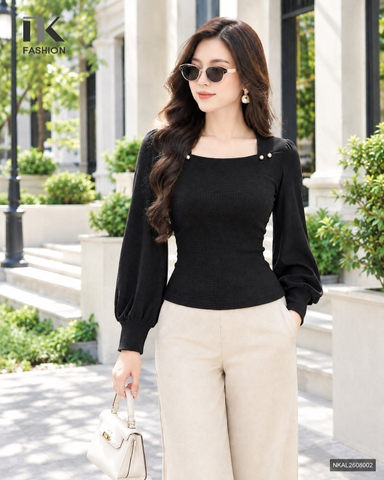 Áo len phối tay NKAL2608002 ( Áo rời không kèm QU/CV/QU)