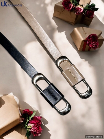 Phụ kiện đai da ovan phối cùng chân váy UKFPK2504002