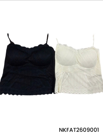 Áo bra ren viền NKFAT2609001 ( Áo rời - Mặc trong áo khoác )
