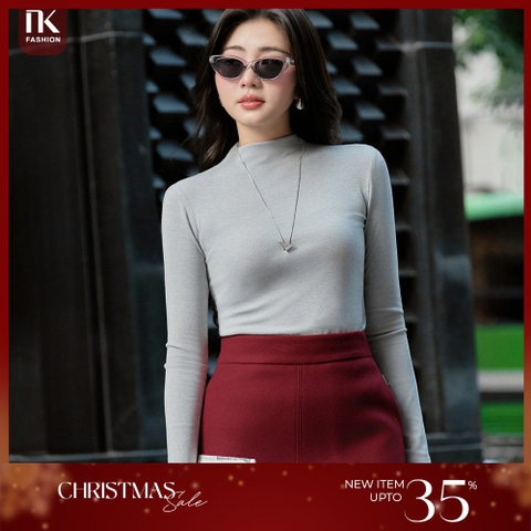 Chân váy dạ A dài kiểu cách mới, form đẹp NKCV2511002