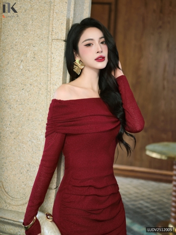 Đầm tiệc thiên kỳ sang chảnh, tôn dáng LUDV2512005