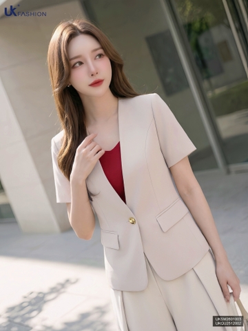 Kí giả cộc tay không cổ ghép set sang xịn cực đỉnh UKSM2601003