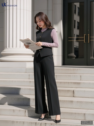 Gile 2 lớp cổ tròn sang trọng UKSM2511002