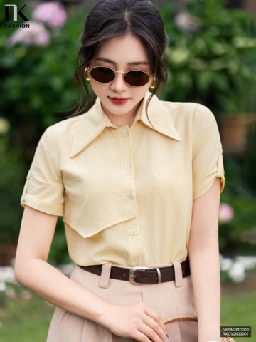 Sơ mi đô ngực, điểm nhấn phong cách, thời thượng NKSM2603010