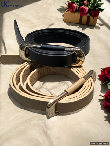 Phụ kiện đai da ovan phối cùng chân váy UKFPK2504002