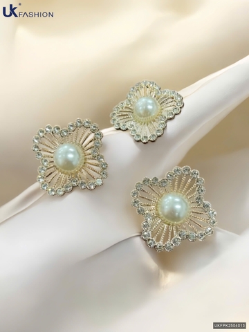 Phụ kiện cài hoa 4 cánh UKFPK2504013