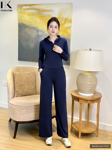 Sét Thể Thao Dài Tay Có Mũ NK Fashion Trẻ Trung, Năng Động Thoải Mái NKBD2407002