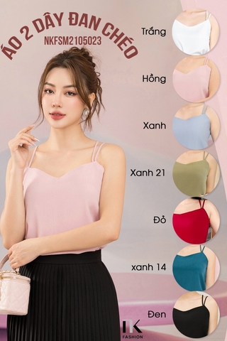 Áo 2 Dây Đan Chéo Quyến Rũ, Cuốn Hút NKFSM2105023