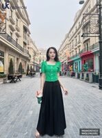 Quần Ống Rộng Nữ Giả Váy NK Fashion Công Sở Nữ Lưng Cao Dáng Suông Cao Cấp, Vải Nhập Hàn Mềm Mát NKQU2402001