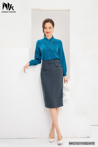 ORDER - sẵn L) Chân váy Kaki dáng A suông dài Vintage Hàn Quốc - Có ảnh  thật ibox | Shopee Việt Nam