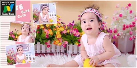 Thiết kế album ảnh cho bé yêu đẹp tại Hà Nội
