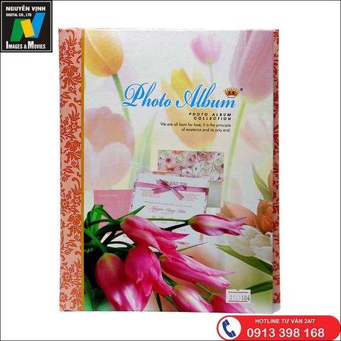 Album cài ảnh 15x21 Hình hoa ly