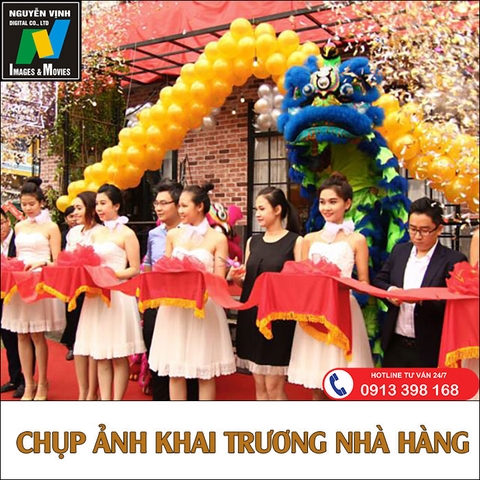 Chụp Ảnh Khai Trương Nhà Hàng