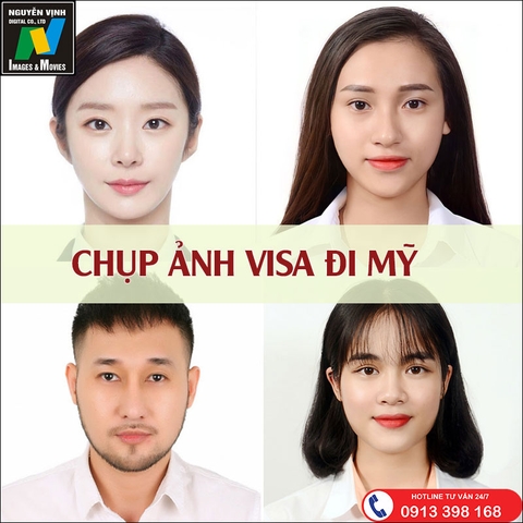 Chụp Ảnh Visa Đi Mỹ