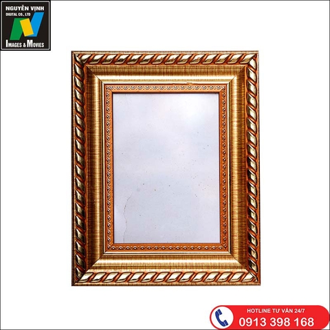 Khung Ảnh Treo Tường Nhỏ Màu Đồng