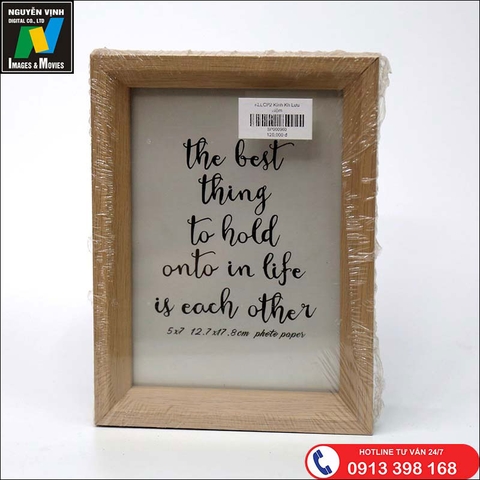 Khung Ảnh Gỗ Lưu Niệm Vintage