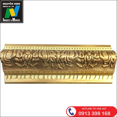 Phào Khung Ảnh Cổ Điển Màu Vàng Đồng