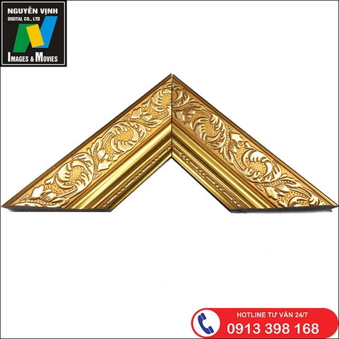 Phào Làm Khung Tranh Màu Vàng Đồng