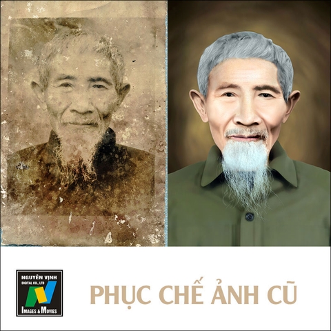 PHỤC CHẾ ẢNH CŨ BẰNG PHOTOSHOP