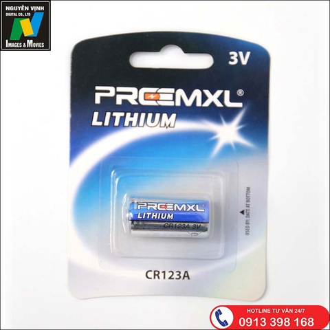 Pin Preemxl lithium CR123A