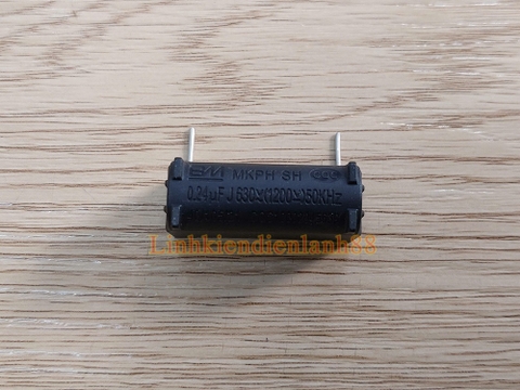 Tụ Bếp Từ MKPH 0.24UF 630VAC 1200VDC Dáng Đứng Mới !