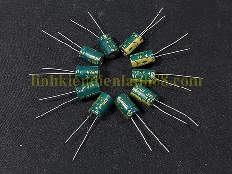 Tụ Hóa 470uf 16v mới !
