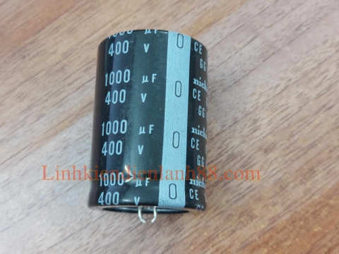 Tụ hóa chân cứng 1000uf 400v 35x50mm mới chính Hãng Nichicon 100%