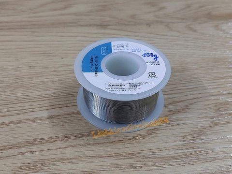 Thiếc Hàn SANKI 0.8mm 100g Mới
