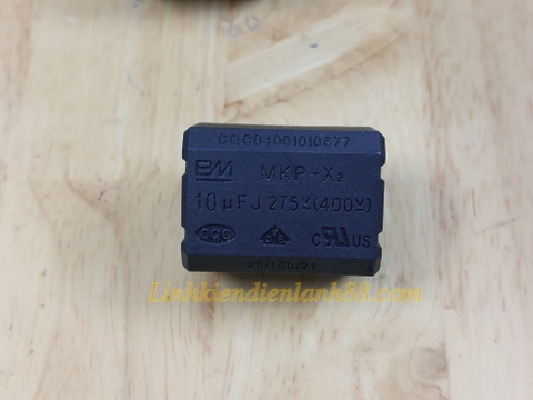 Tụ Vuông Bếp từ MKP 10UF 275VAC 400VDC Xanh Dáng Nằm Mới !