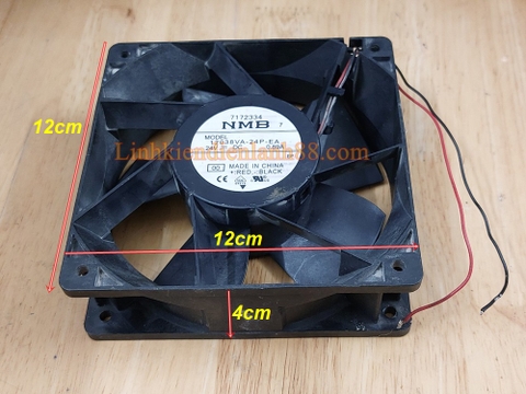 Quạt Tản Nhiệt DC 24V- 0.89A 12038VA-24P-EA 12cm x 12cm x 4cm Chính Hãng