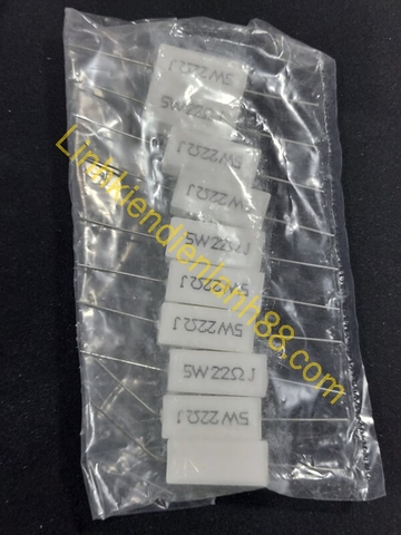 Trở sứ 22R 5W 5% mới !