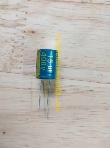 Tụ Hòa Phân cực ( loc nguồn) 15UF 400V mới ! (kích thước 14*18mm)