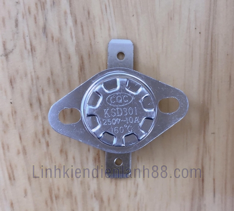 Công tắc điều khiển nhiệt độ KSD301 250V 10A 160 độ C mới !