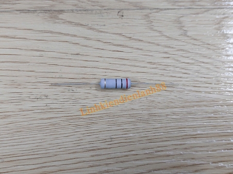 Điện trở cầu chì, trở nguồn 20R 3W màn cacbon mới 100%.