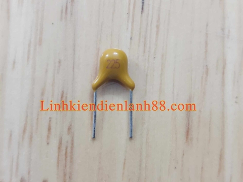 Tụ sứ vàng 225 2.2uF 50V mới