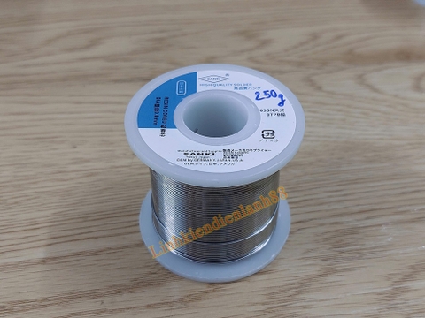 Thiếc Hàn SANKI 0.8mm 250g Mới
