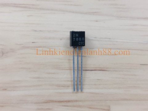 2N 7000 Mosfet (Kênh N) 60V 0.3A Mới, Chính Hãng 100%.